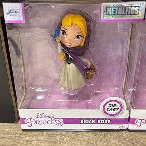 Disney Princess Briar Rose Die-Cast Doll with Purple and Cream Outfit
